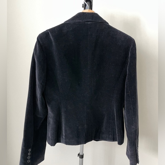EUC BCBGMaxazria Velvet Jacket - Picture 3 of 3